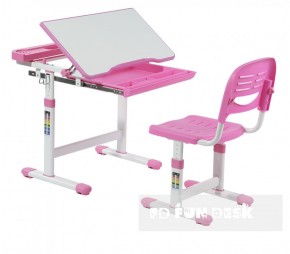 Комплект парта + стул трансформеры Cantare Pink в Пойковском - poikovskii.mebel-74.com | фото
