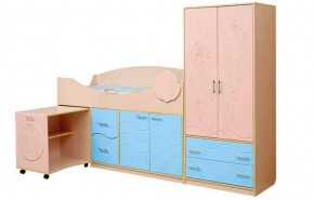 Набор мебели для детской Юниор -12.2 (700*1860) МДФ матовый в Пойковском - poikovskii.mebel-74.com | фото