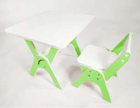 Детский растущий стол-парта и стул Я САМ "Умка" (Зеленый) в Пойковском - poikovskii.mebel-74.com | фото
