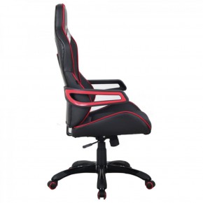 Кресло компьютерное BRABIX Nitro GM-001 (ткань/экокожа) черное, вставки красные (531816) в Пойковском - poikovskii.mebel-74.com | фото