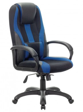 Кресло компьютерное BRABIX PREMIUM "Rapid GM-102" (экокожа/ткань, черное/синее) 532106 в Пойковском - poikovskii.mebel-74.com | фото