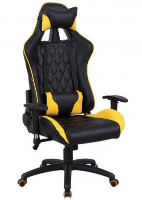 Кресло компьютерное BRABIX "GT Master GM-110" (черное/желтое) 531927 в Пойковском - poikovskii.mebel-74.com | фото