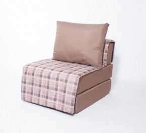 Кресло-кровать бескаркасное Харви (коричневый-квадро беж) в Пойковском - poikovskii.mebel-74.com | фото