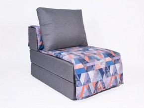 Кресло-кровать бескаркасное Харви (серый-сноу деним) в Пойковском - poikovskii.mebel-74.com | фото