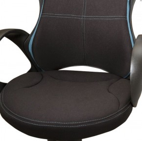 Кресло офисное BRABIX PREMIUM "Force EX-516" (ткань черная/вставки синие) 531572 в Пойковском - poikovskii.mebel-74.com | фото