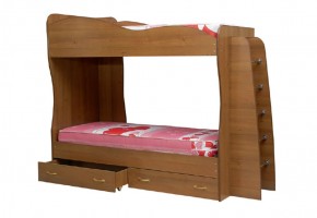 Кровать детская 2-х ярусная Юниор-1 (800*2000) ЛДСП в Пойковском - poikovskii.mebel-74.com | фото