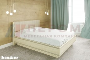 Кровать КР-1014 с мягким изголовьем в Пойковском - poikovskii.mebel-74.com | фото
