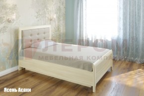Кровать КР-1031 с мягким изголовьем в Пойковском - poikovskii.mebel-74.com | фото