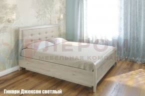 Кровать КР-1034 с мягким изголовьем в Пойковском - poikovskii.mebel-74.com | фото
