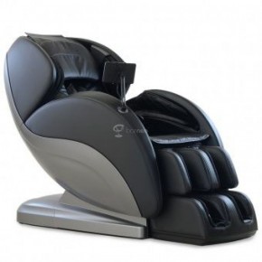 Массажное кресло PS6500 черно-серебряное в Пойковском - poikovskii.mebel-74.com | фото
