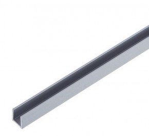 Планка торцевая "П" 4 мм для стеновой панели (алюминий) в Пойковском - poikovskii.mebel-74.com | фото