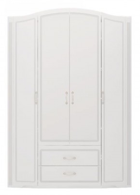 Шкаф для одежды 4-х дв.с ящиками Виктория 2  без зеркал в Пойковском - poikovskii.mebel-74.com | фото