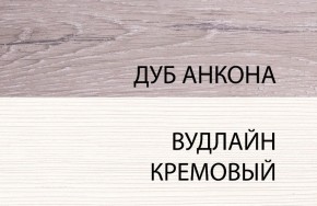 Шкаф угловой 2D, OLIVIA, цвет вудлайн крем/дуб анкона в Пойковском - poikovskii.mebel-74.com | фото